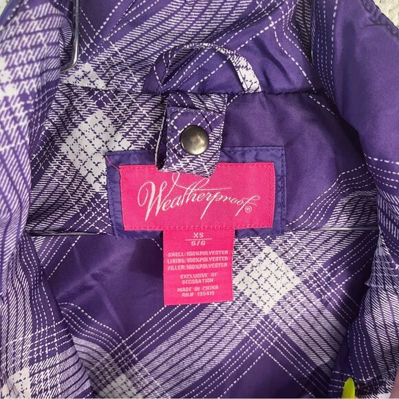 WEATHERPROOF | Purple Quilted Puffer Vest | Girl's - Picture 5 of 9